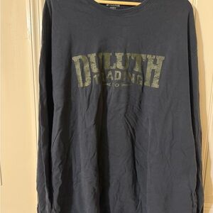 Duluth Trading Co Men's Navy Long Sleeve Tee